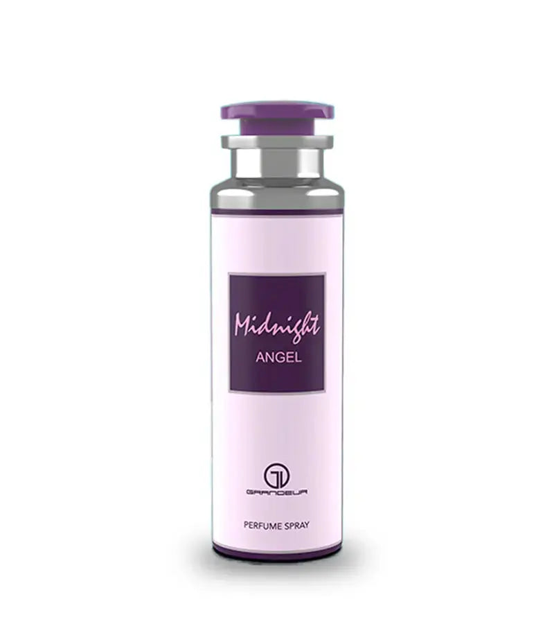 Midnight Angel Deodorant Body Spray 200mL Grandeur Woman 